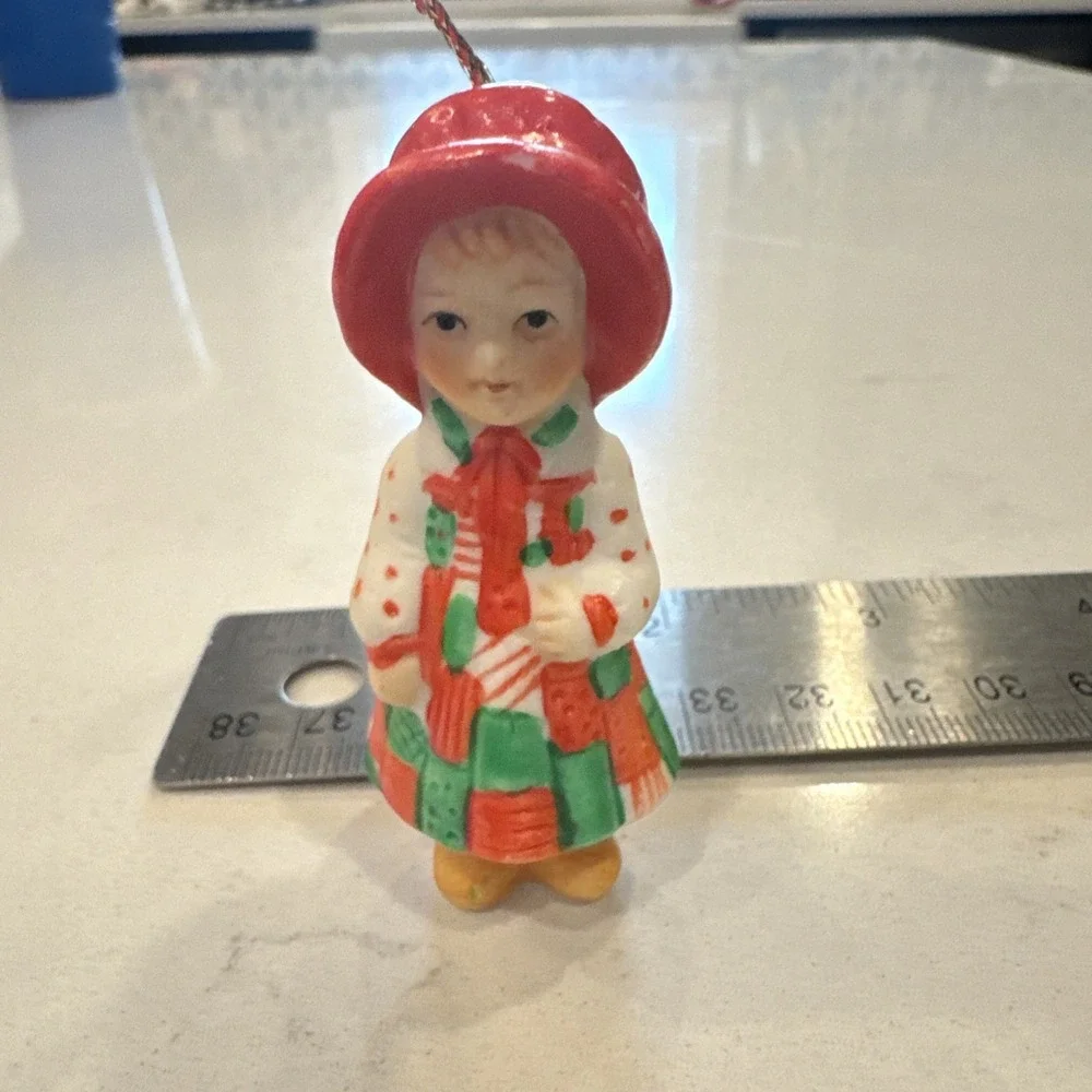 Vintage 1980's ‎ Holly Hobbie Ceramic Ornament